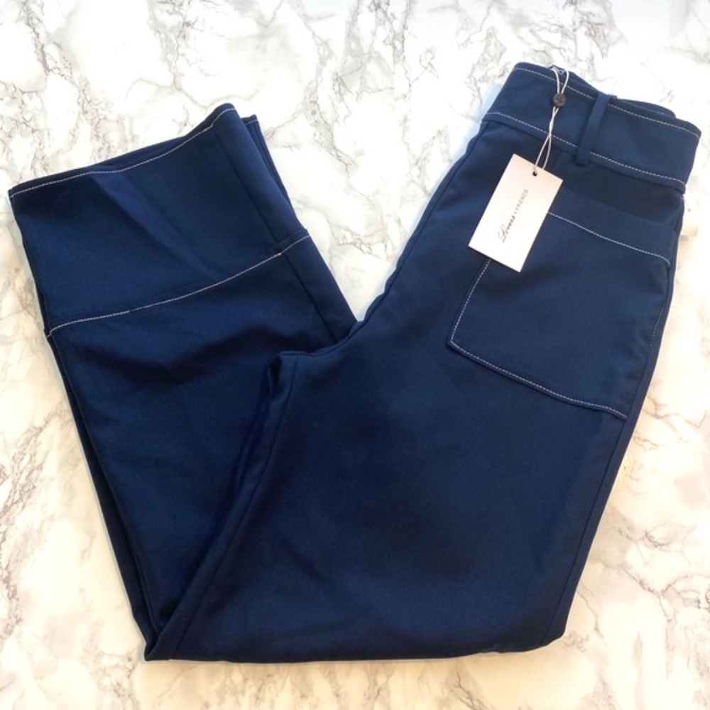 Lovers + Friends Hattie Pant Navy Size XXS - Picture 3 of 6